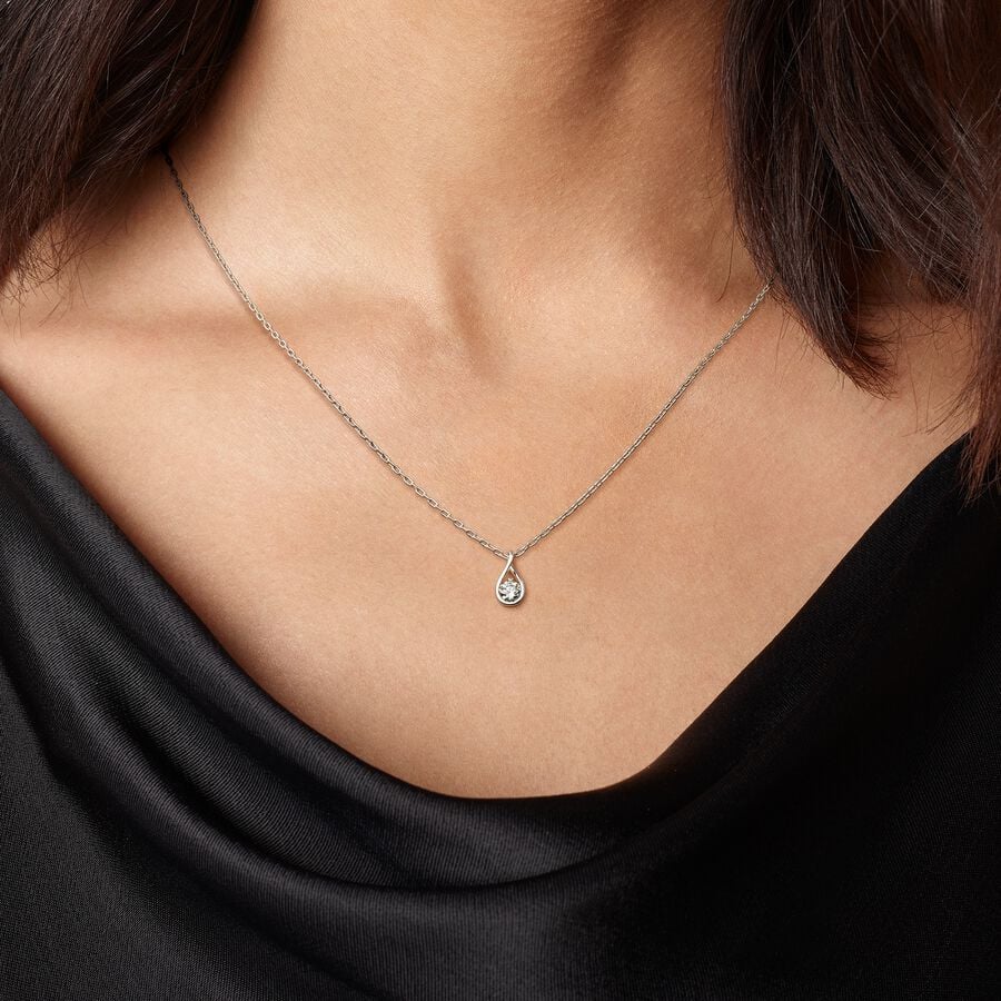 Pandora Infinite Lab-grown Diamond Pendant & Necklace 0.25 carat tw Sterling Silver